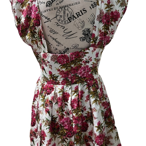 Miss Cherry mini dress 100% cotton floral - Picture 6 of 10